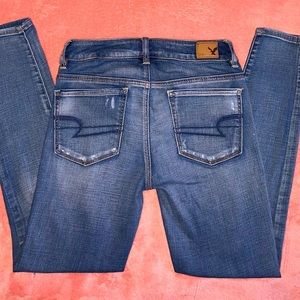 American Eagle Mid-Rise Ankle Jeggings